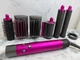 Професійний стайлер для волосся Airwrap Fuchsia/Nickel – 6 насадок, 1300 Вт, для завивки, сушіння та вирівнювання - зображення 2