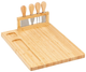 Deska do serów Vilde bambusowa z nożami Beżowa 5 elemenów (5904316492472) - obraz 1
