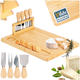 Deska do serów Vilde bambusowa z nożami Beżowa 5 elemenów (5904316492472) - obraz 4