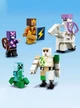 Конструктор дитячий Minecraft Фортеця Залізний Голем ігрова фортеця майнкрафт набір з кубиків та фігурок героїв і тварин 998 деталей з будиночком та аксесуарами розвиваючий для хлопчиків та дівчаток OnePro 70947 - зображення 9