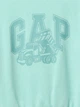 Костюм для малышей GAP свитшот и штаны джоггеры 1159844615 (Бирюзовый 12-18M) на рост 80 см - изображение 4