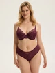 Бюстгальтер з кісточками мереживний Esotiq Cloe 43532-93X 70E Бордовий (5903972680544) - зображення 3