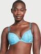 Мережевний бюстгалтер з пуш ап блакитного кольору VICTORIA'S SECRET Sexy Tee р. 75С/34С арт. 30492 - зображення 1