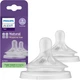 Силиконовая соска Philips Avent Natural быстрый поток 6+ мес 2 шт (SCY965/02) (8710103985150) - изображение 1