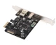 Контроллер Ewell PCI-E to USB3.1 Type-C, Rapid Charging Port 2.4A, 19pin USB header, Sata Power (EW046) - изображение 3