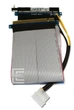Райзер Ewell Riser Card PCI-E 16X ver 2.0, Molex, із засувкою, шлейф 35 см (EW185) - зображення 1