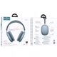Бездротові накладні навушники HOCO W65 Happy BT headphones Blue - изображение 2