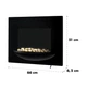 Настенный электрический камин Klarstein fire bowl 1800 Вт (10031557) - изображение 2