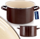 Каструля емальована Orion Brown Коричнева 8 л (8592381213039) - зображення 3