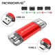 Металева USB Флешка 2в1 128GB Type-C/USB 2.0 для телефону/комп'ютера OTG MicroDrive Чорний - зображення 4