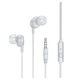 Наушники REMAX RW-106 with mic Wired Earphone HD Mic белые - изображение 1