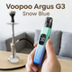 Многоразовая Pod-система Voopoo Argus G3 Snow Blue 12 см, 1500 мА, 30 Вт, Цинковый сплав + пластик - изображение 2