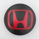 Колпачки (заглушки) в литые диски HONDA (Хонда) 69 мм Черные, Красный логотип (08W17SEA6M00) CountryMan - изображение 3