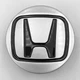 Колпачки (заглушки) в литые диски HONDA (Хонда) 58 мм Серебристые,Чёрный логотип CountryMan - изображение 3