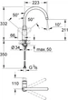 Смеситель-кран кухонный GROHE BauLoop 31368000 - изображение 8
