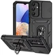 Противоударный чехол Camshield для Samsung Galaxy A36 с кольцом-держателем Черный - изображение 1