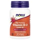 Вітамін D3 NOW Foods, Vitamin D3, високоактивний, 2000 МО, 30 капсул (296478) - зображення 1