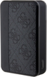 Powerbank Guess 4G Leather Metal Logo 10000mAh 18W USB-C Black (3666339171384) - obraz 3