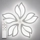 Люстра светодиодная потолочная Luminaria ASTRA 80W 5F 620x70 WHITE с пультом - изображение 5