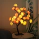 Настольная LED-лампа Дерево с цветными розами ночник с теплым светом (VT931) - изображение 5