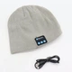 Портативная колонка ШАПКА с bluetooth наушниками SPS Hat BT True. Цвет: серый MV-35 - изображение 1