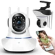 Беспроводная поворотная камера WIFI IP360 Elite Lux EL-Q5 на 5 антенн с датчиком движения и ночным видением - изображение 1