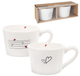 Zestaw kubków Orion Serce ceramicznych Białych 210 ml 2 szt (8592381178802) - obraz 3