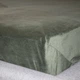 ПростыньТЕП "VELOUR" с резинкой темно-зеленый, 160x200 - изображение 4