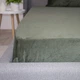 ПростыньТЕП "VELOUR" с резинкой темно-зеленый, 160x200 - изображение 5