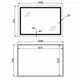 Зеркало Qtap Mideya (MI1) 1000х700 с LED-подсветкой Touch, с антизапотеванием, диммером, рег. яркости QT2078NCF10070 - изображение 2
