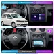 Штатная магнитола Lesko для Volkswagen Caddy III 2004-2010 экран 10" 2/32Gb Wi-Fi GPS Base Фольцваген - изображение 2