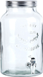 Скляна банка для напоїв Vilde з краником 6.2 л (5904316470982) - зображення 1