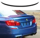 Спойлер AD_Plastik BMW 5 Series F10 M5 Style чорний глянсовий ABS пластик (В-72) - зображення 8