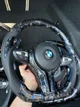 Профессиональный руль BMW M Кованый карбон синий + LED экран F-Series F15 F16 F20 F21 F25 F26 F30 F31 F32 F34 F35 F3 - изображение 10