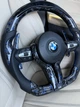 Руль из Кованого Карбона Синий BMW M + LED экран F-серия F15 F16 F20 F21 F25 F26 F30 F31 F32 F34 F35 F36 - изображение 2