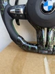 Руль из Кованого Карбона Зеленый BMW M + LED экран F-серия F15 F16 F20 F21 F25 F26 F30 F31 F32 F34 F35 F36 - изображение 3