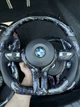 Руль из Кованого Карбона Синий BMW M + LED экран F-серия F15 F16 F20 F21 F25 F26 F30 F31 F32 F34 F35 F36 - изображение 8
