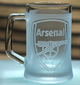 Пивной бокал 670 мл ФК Арсенал Arsenal с гравировкой подарок для фаната футбольная кружка - изображение 1