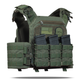 Плитоноска улучшенная (PRO) Ukrarmor под бронеплиты 25х30 см. Олива M-XXL - изображение 1