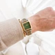 Жіночий Годинник Burker Watches Macy Срібно-зелено-золотий - изображение 4