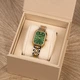 Жіночий Годинник Burker Watches Isabell Срібно-зелено-золотий - изображение 7