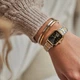 Жіночий Годинник Burker Watches Isabell Чорний Срібно-золотий - изображение 4