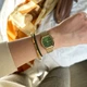 Жіночий Годинник Burker Watches Julia Зелено-золотий - изображение 4