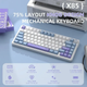 Игровая беспроводная механическая клавиатура ATTACK SHARK X85 / Три режима подключения / White Jade Switch / White - изображение 3