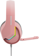 Навушники Marvo Tactic 40 RGB-LED Pink (H8618 PK) - зображення 6