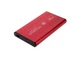 Карман для жесткого диска HDD/SSD 2.5' Digital в USB 2.0 External Case Красный (0810-001-01) - изображение 1
