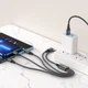 Кабель HOCO X76 4-in-1 Super charging cable (Type-C+Type-C+iP+Micro) Black (6931474767424) - изображение 5