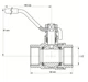 Кран шаровый KOER 1 1/2" ГГР ГАЗ (KR.214.G) (KR0136) - изображение 3