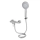 Смеситель для душа Lidz Aria 010 (с душевым гарнитуром) (k35) LDARI010NKS43361 Nickel - изображение 1