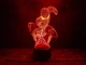 3D ночник-светильник "Человек-паук" 3DTOYSLAMP 24х15 см (osv0001217) - изображение 2